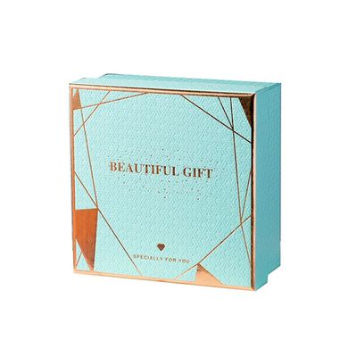 caja de papel rígida de sellado caliente de la tapa del despegue para el embalaje del sistema del regalo