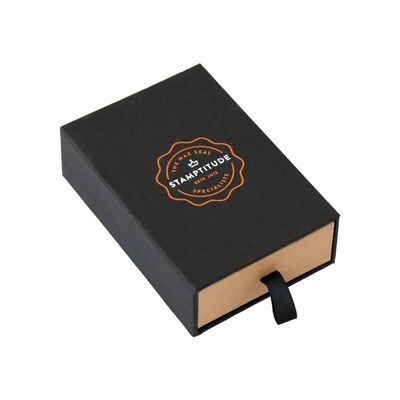 Caja de regalo de papel rígida del estilo hecho a mano del cajón con el sello de EVA Insert For Wax Seal