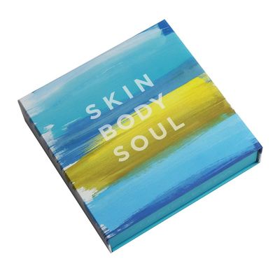 Cajas multiusos del uso ISO9001 formadas como los libros, caja de regalo magnética azul