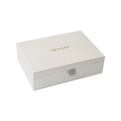 El blanco recicló las cajas de regalo cosméticas los 25*20.5*7.5cm para el perfume de la crema del ojo