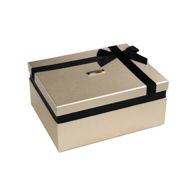 Las cajas de regalo cosméticas decorativas del servicio del ODM, anunciaron las cajas de regalo con la cinta fija