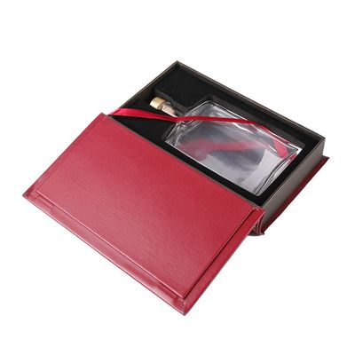 Cajas de regalo rojas del perfume de la forma del libro los 21*13*4cm con la tapa y EVA Insert magnéticas