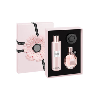 Cajas de regalo del perfume de la aprobación ISO9001 tres pedazos para la loción del cuerpo