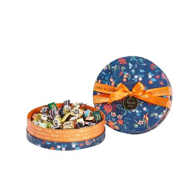 caja redonda del sombrero del diámetro del 14cm pequeña