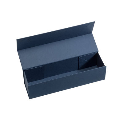 Tipo plegable magnético azul de Snapshut Champagne Bottle Box los 33*9*9cm
