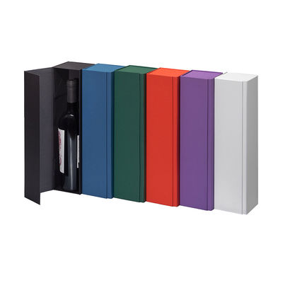 Impresión de empaquetado encubierta de Flip Top CMYK 4C de las cajas del regalo cercano del vino del imán