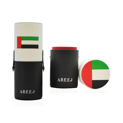Two Piece Makeup Brush Tube Customized Logo Print Home Use