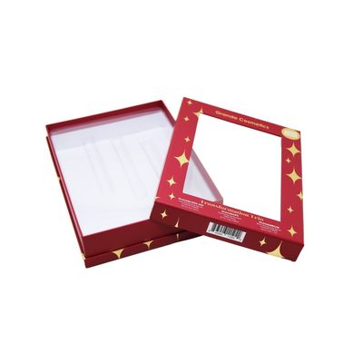 Caja cosmética de la ventana transparente del PVC para el embalaje de las frentes de las barras de labios de los latigazos