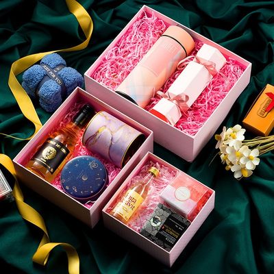 Delicated Art Paper Rigid Gift Box con la tapa para el cosmético hecho a mano del jabón