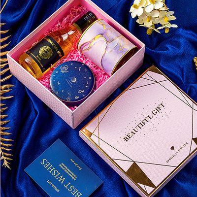 Delicated Art Paper Rigid Gift Box con la tapa para el cosmético hecho a mano del jabón