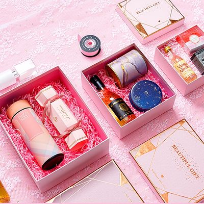 Delicated Art Paper Rigid Gift Box con la tapa para el cosmético hecho a mano del jabón