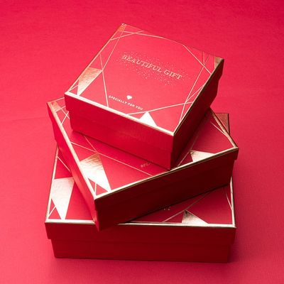 Cajas de regalo duras Handcrafted de la dama de honor de la cartulina que empaquetan con las tapas