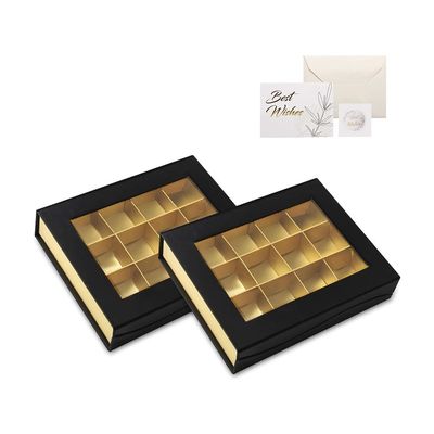 Las cajas de regalo de la presentación del chocolate de la cartulina del rectángulo desean modificado para requisitos particulares
