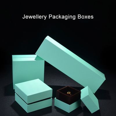 Cajas De Cartón Para Anillos De Dos Piezas A Medida Con Labio De Color Negro
