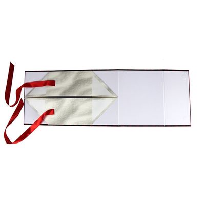 El laser cortó la caja de regalo del día de tarjetas del día de San Valentín del final de la cinta los 25.5*12.5*20.5cm