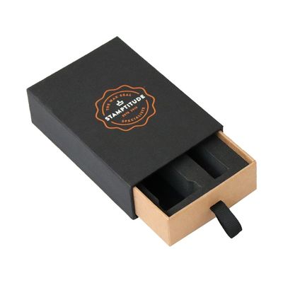 Caja de regalo de papel rígida del estilo hecho a mano del cajón con el sello de EVA Insert For Wax Seal