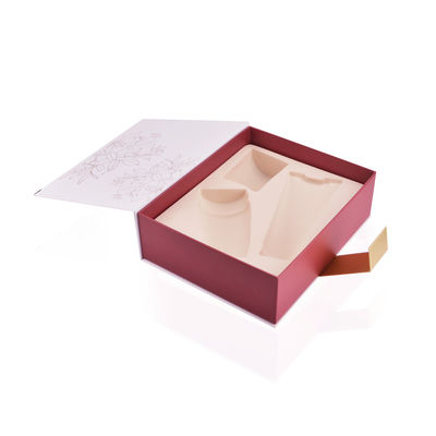 caja de empaquetado magnética del cuidado de piel de los 25*20.5*7.5cm para los productos para el cuidado de la piel
