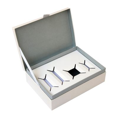 El blanco recicló las cajas de regalo cosméticas los 25*20.5*7.5cm para el perfume de la crema del ojo