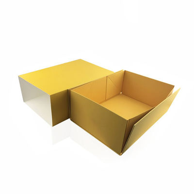 Las cajas de regalo los 31*20*7cm cosméticas amarillas modificaron a Logo For Face Cream para requisitos particulares