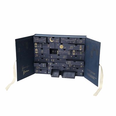 Belleza Advent Calendar Gift Card Box 30 cajones con la cinta