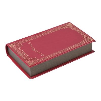 Cajas de regalo rojas del perfume de la forma del libro los 21*13*4cm con la tapa y EVA Insert magnéticas
