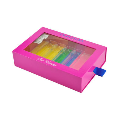 La recepción del OEM 4 pedazos perfuma las cajas de regalo. Cajas de regalo abiertas de la diapositiva hechas a mano