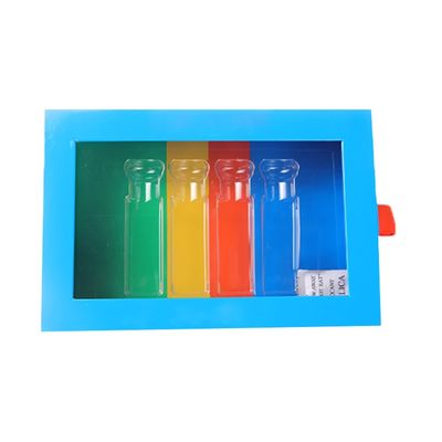 Caja de regalo hecha a mano de la fragancia del color de CMYK con la ventana clara del ANIMAL DOMÉSTICO de 4 cavidades