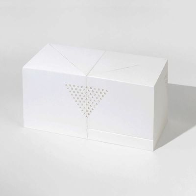 Las cajas de regalo cúbicas magnéticas del perfume, caja de regalo de la puerta doble modificaron tamaño para requisitos particulares