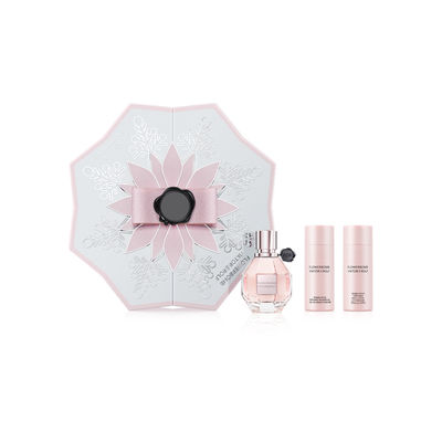 El copo de nieve forma las cajas de regalo del perfume