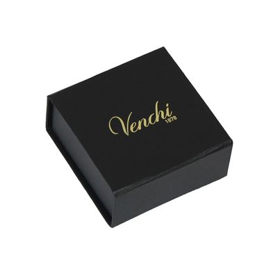 cajas de empaquetado del regalo multiusos del chocolate de los 8*8*3.5cm con el logotipo de sellado caliente
