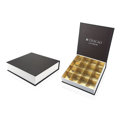 ISO9001 cajas de empaquetado del regalo del chocolate del color de la aprobación PMS con rejillas
