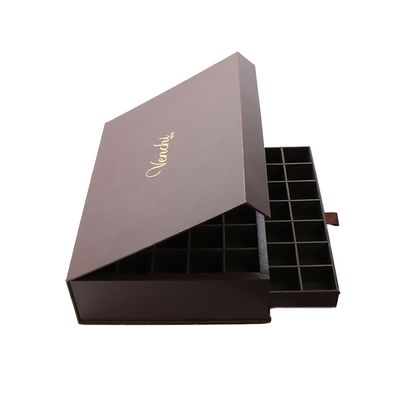 Cajas de empaquetado del regalo del chocolate de la capa doble del servicio del OEM con la base del cajón