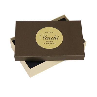 Dos pedazos de la cartulina de chocolate de la caja los 20*13*5cm del caramelo con la tapa