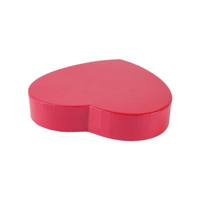 Cajas de empaquetado del regalo del chocolate de CMYK el 19*19*3.8cm, cajas en forma de corazón vacías del chocolate