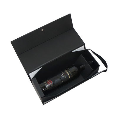Cajas de regalo rápidas adaptables del plegamiento del cierre con la manija Matt Black