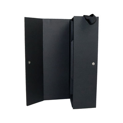 Cajas de regalo rápidas adaptables del plegamiento del cierre con la manija Matt Black