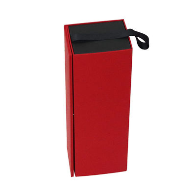 cajas individuales de la copa de vino de los 9cmx9cmX33cm, tipo plegable de la caja del vino de la Navidad