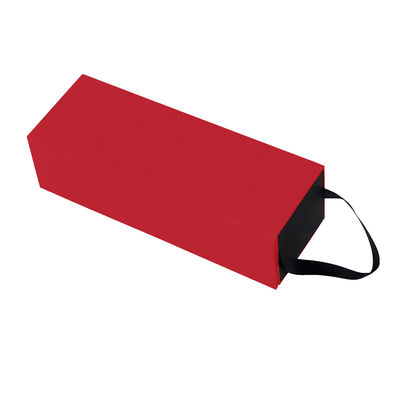 cajas individuales de la copa de vino de los 9cmx9cmX33cm, tipo plegable de la caja del vino de la Navidad
