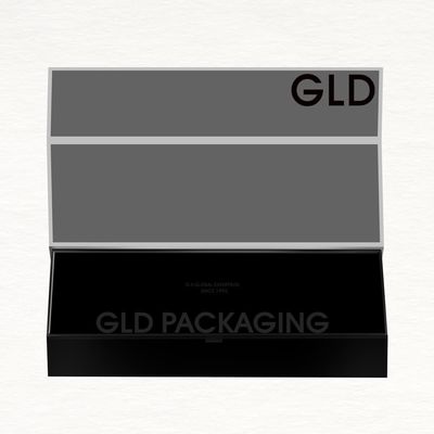 Cierre magnético Grey Wine Gift Packaging Boxes con la tapa con bisagras