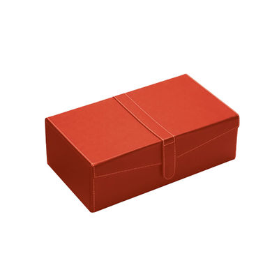 Caja de cuero plegable del vino de la PU de la aleta de la forma de V, caja de regalo del vino de 2 botellas con el botón magnético