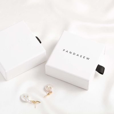 Cajas de regalo de papel multifuncionales de la joyería modificadas para requisitos particulares para los pendientes
