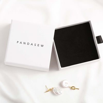 Cajas de regalo de papel multifuncionales de la joyería modificadas para requisitos particulares para los pendientes