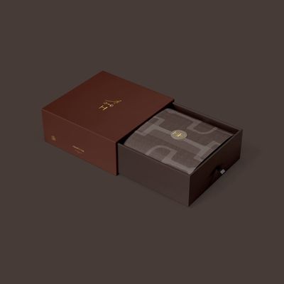 Diapositiva de empaquetado modificada para requisitos particulares de la caja de la joyería de la cartulina hacia fuera para el pendiente