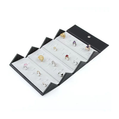 joyeros de encargo plegables magnéticos de la cartulina del 10*5*5cm para el anillo