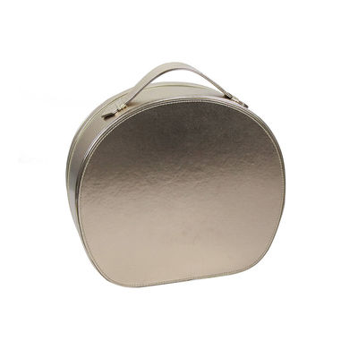 Organizador circular Zippered recepción With Metal Plate del maquillaje del OEM