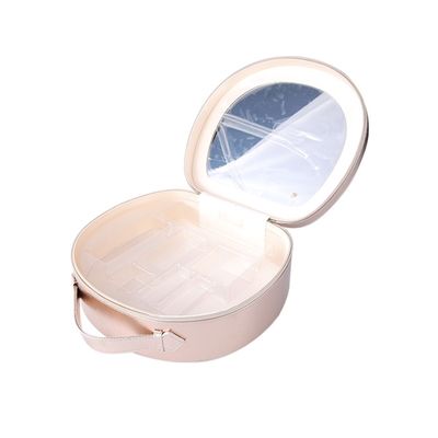 Caja de almacenamiento del maquillaje del servicio del OEM con el espejo