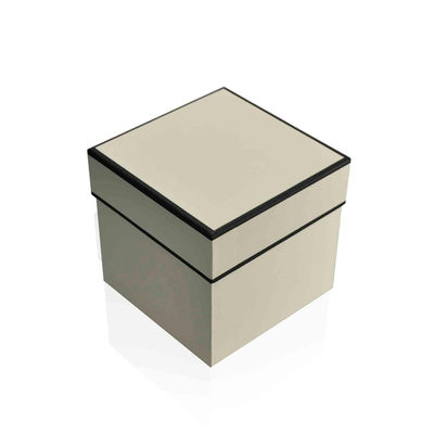 La caja redonda agradable del sombrero de la flor del OEM fijó de dos con el borde negro