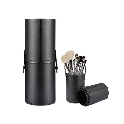 Pulgada multiusos de Matte Black Large Capacity 3*3*9 del rollo del cepillo del maquillaje del uso