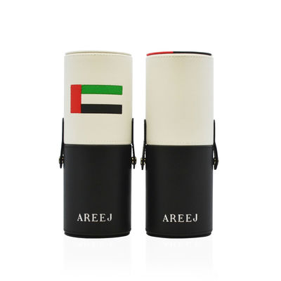 Two Piece Makeup Brush Tube Customized Logo Print Home Use