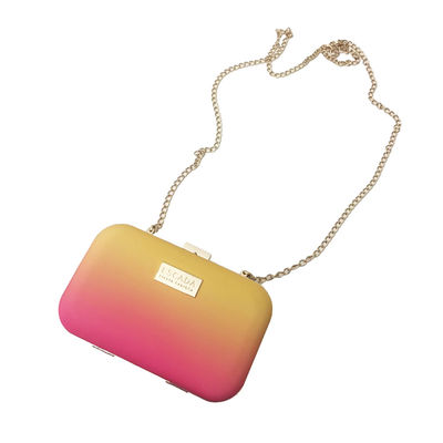 Acorte al mensajero de doble uso Evening Clutch Bag del hombro del cierre para el cóctel